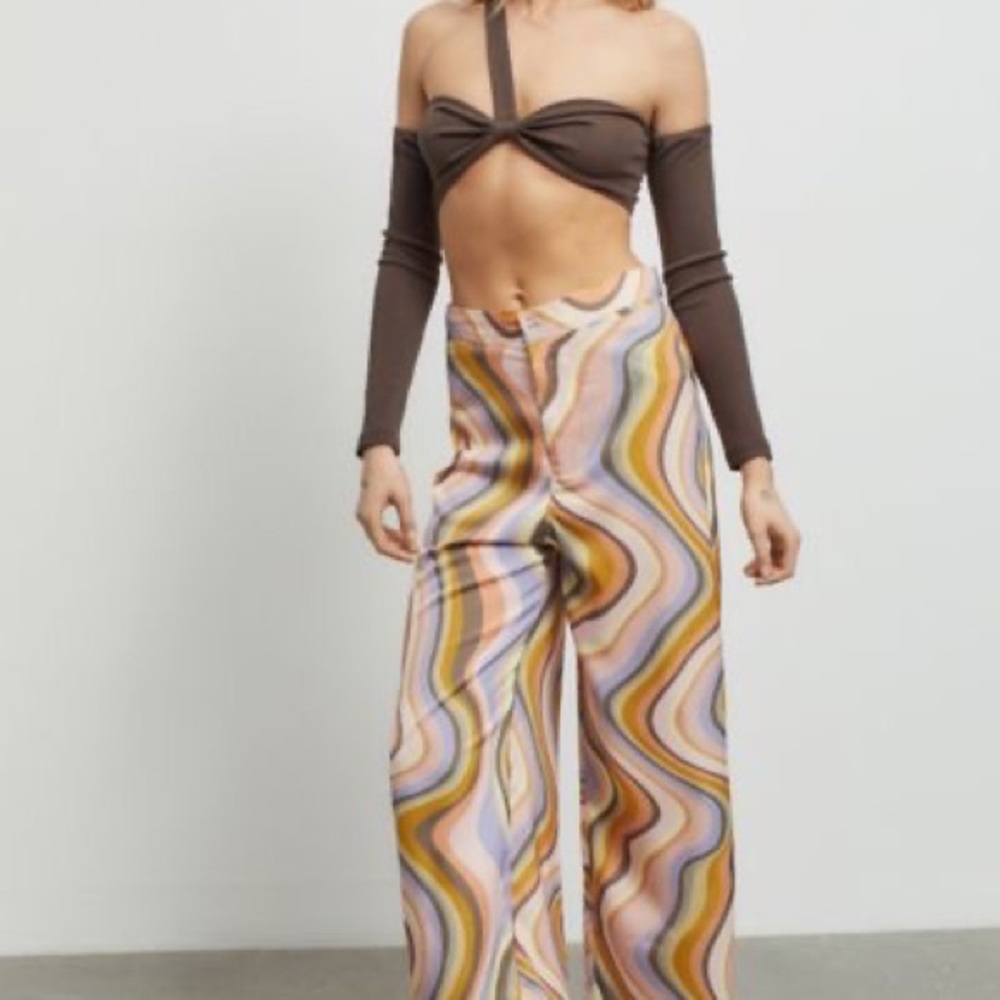 Urban Outfitters Olympia Printed Pant, Size Large